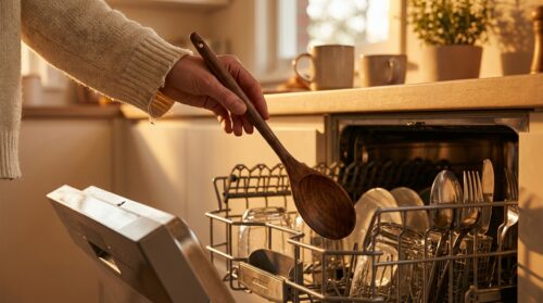 scopri perché mettere un cucchiaio di legno nella lavastoviglie a ogni ciclo è un'abitudine insolita ma incredibilmente efficace per migliorare la pulizia e proteggere i tuoi utensili.