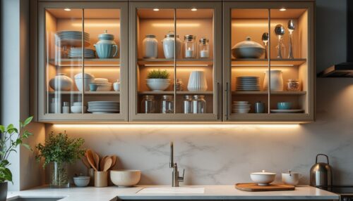 scopri come questo mobile trasformerà la tua cucina con il grande ritorno delle vetrine: eleganza e funzionalità per uno spazio unico.