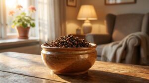 una piccola quantità di chiodi di garofano in una ciotola protegge efficacemente tutta la casa dalle zanzare, offrendo una soluzione naturale e semplice.